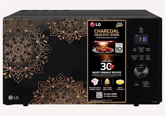 LG 28 L Charcoal Convection Microwave Oven