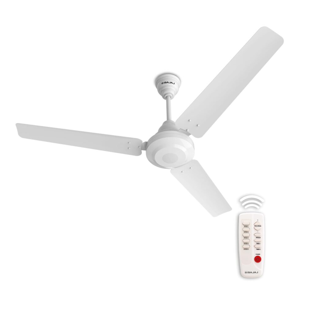 Bajaj Energos 12DC5R 1200mm Silent BLDC Ceiling Fan.