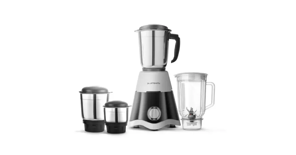 Longway Super Dlx 750 Watt Juicer Mixer Grinder with 4 Jars.