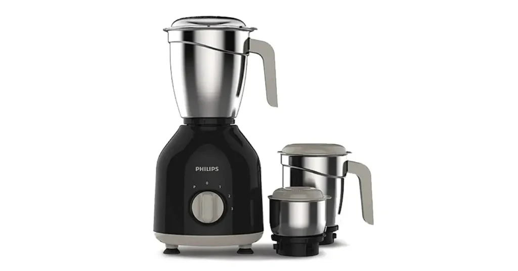 Philips HL7756 Mixer Grinder 750 Watt, 3 Stainless Steel Multipurpose Jars.