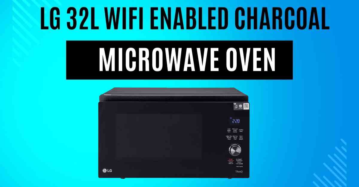 LG 32L WiFi Enabled Charcoal Microwave Oven
