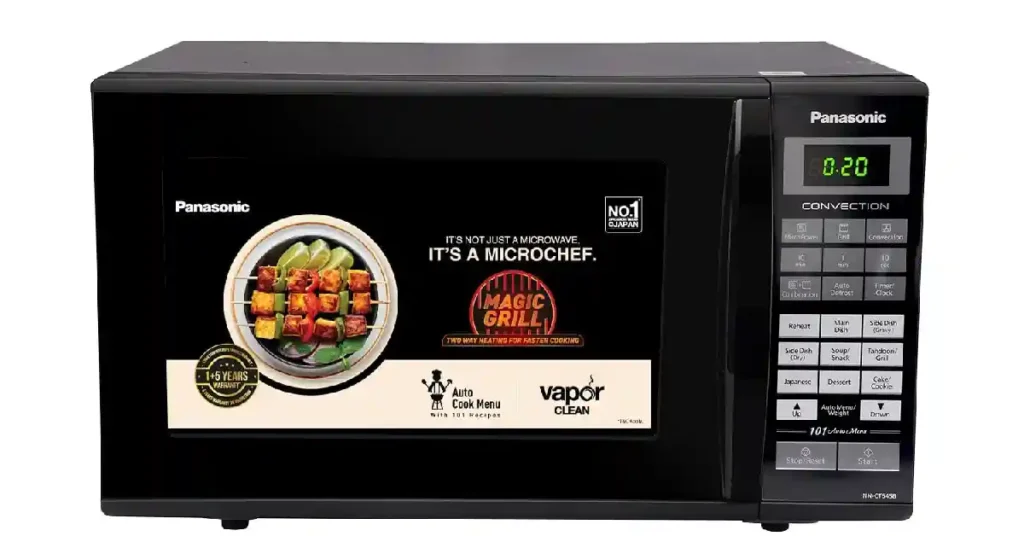 Panasonic 27L Convection Microwave Oven (NN-CT645BFDG).