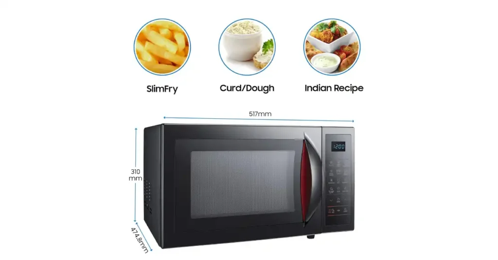 Samsung 28L Convection Microwave Oven Curd Function