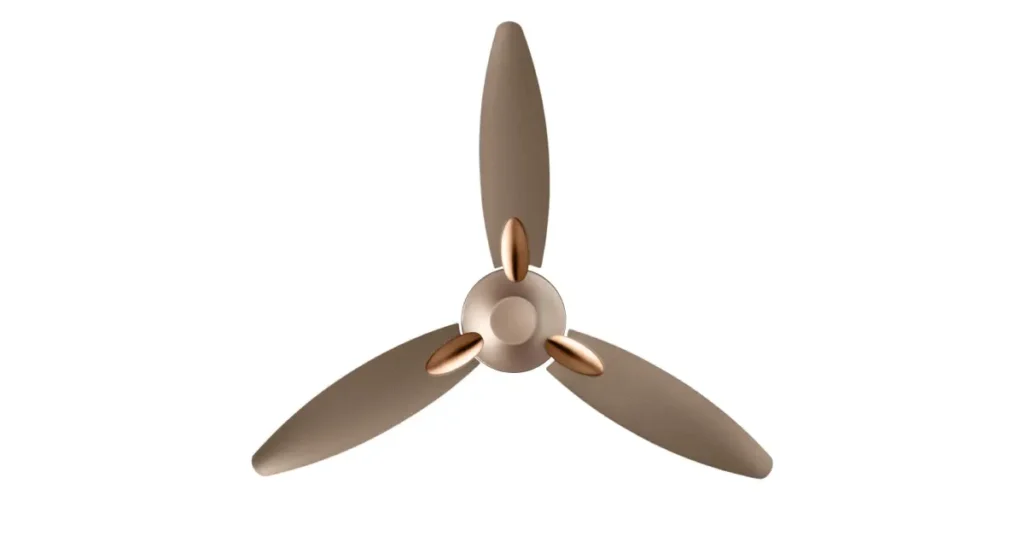  Usha Bloom Daffodil Goodbye Dust Ceiling Fan 1250mm, Sparkle Golden and Brown.