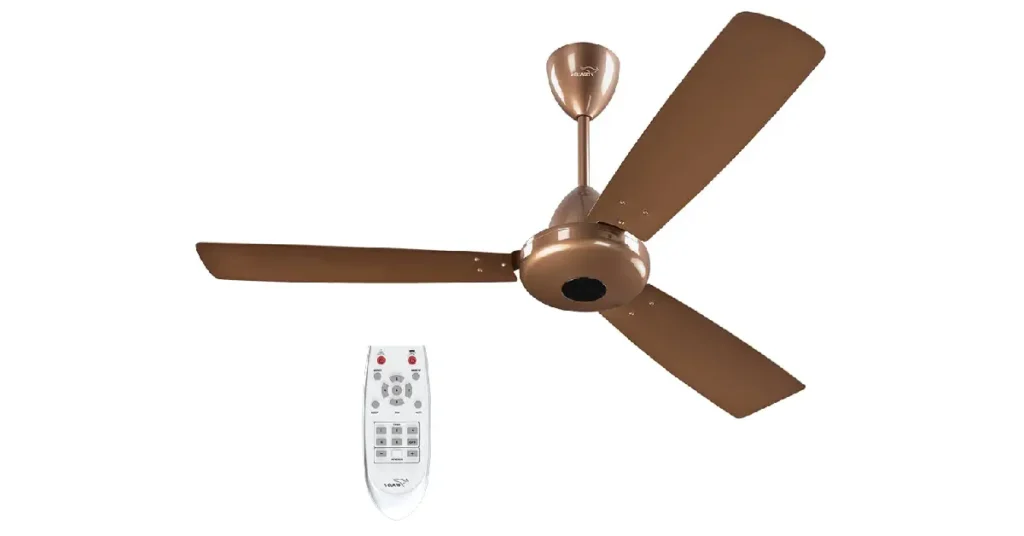 V-Guard Ecowind Pro BLDC Ceiling Fan For Home | 5 Speed Settings | 5-Star Energy Saving | Convenient Remote Control.