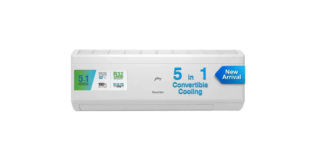 Godrej 2 Ton 3 Star Inverter Split AC with 5-in-1 Convertible Cooling