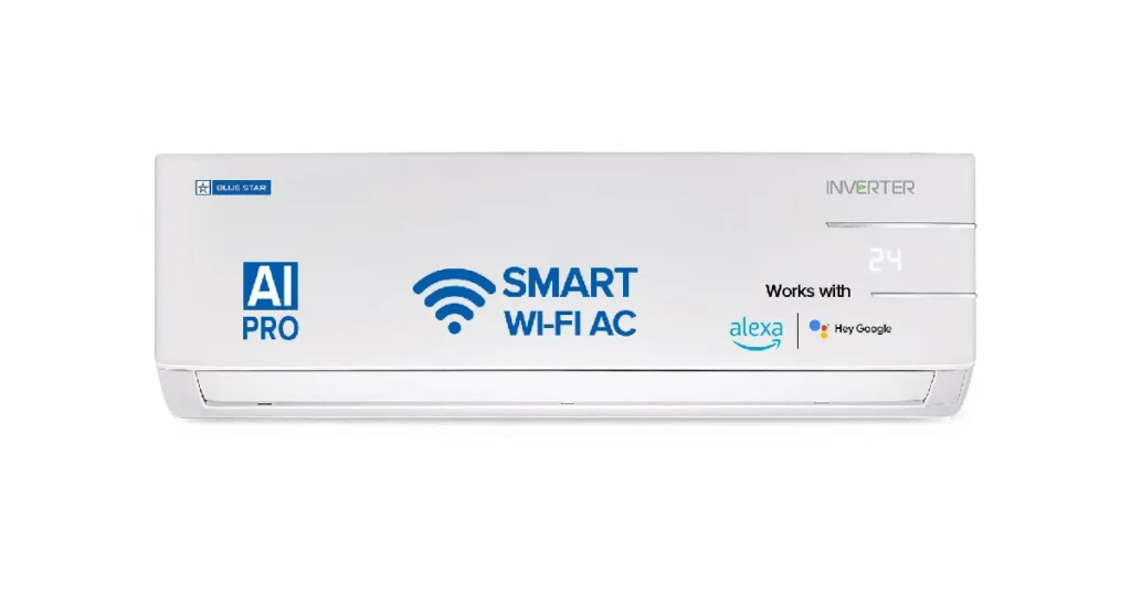 Blue Star 1.5 Ton 3 Star Wi-Fi Inverter Smart Split AC