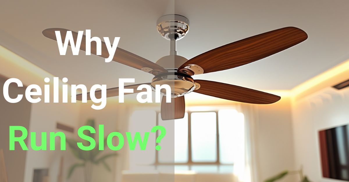 Why Ceiling Fan Run Slow