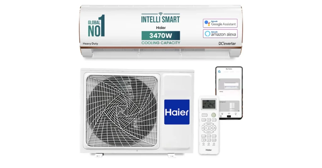 Haier 1 Ton 4 Star Smart Split AC