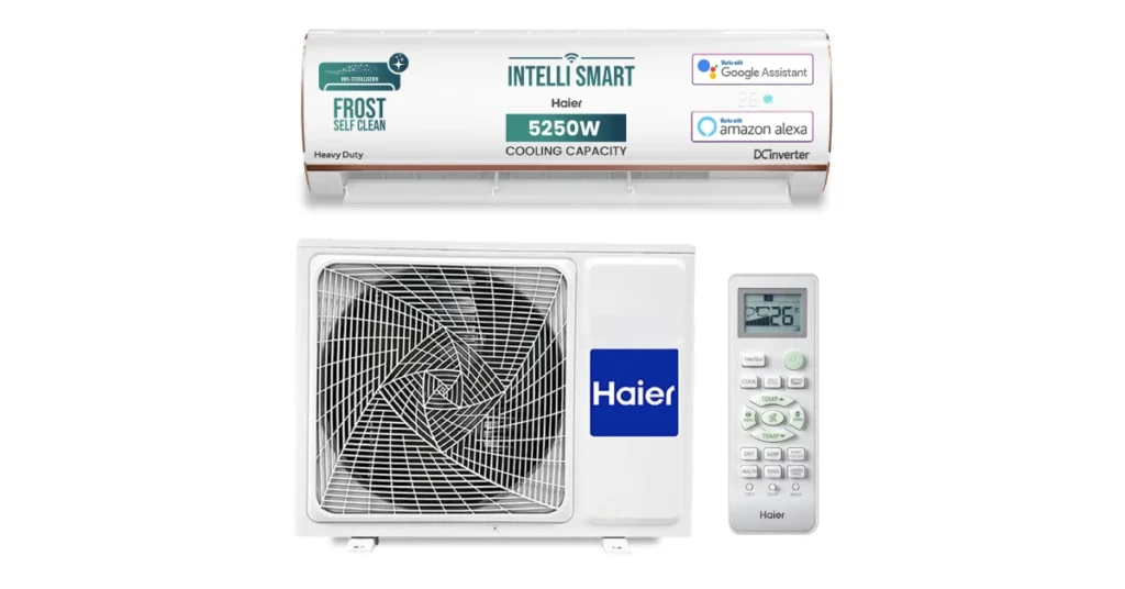 Haier 1.5 Ton 4 Star Triple Inverter Smart Split AC