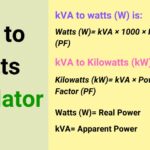 kVA to Watts Calculator