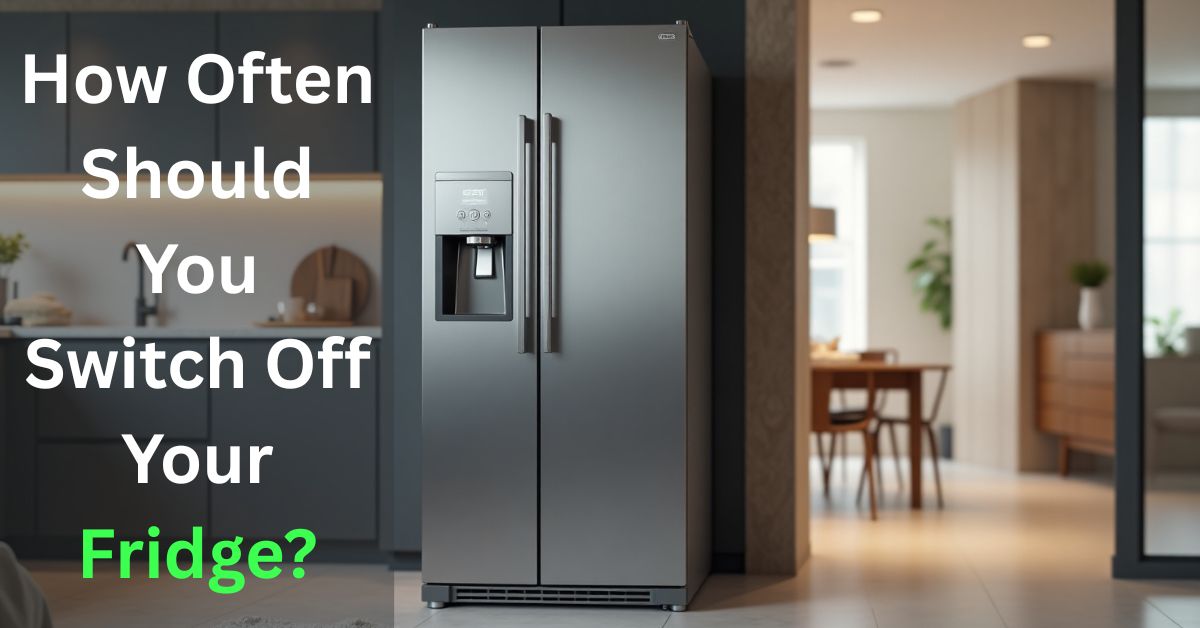 How Often Should You Switch Off Your Fridge