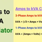 Amps to kVA Calculator