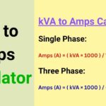 kVA to Amps Calculator