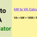 kw to va calculator